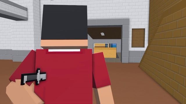 😣подожди... у тебя нож в спине...|block strike animation• смотреть онлайн