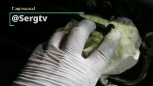 Как снять фишку обратки на VW, Audi - V6 Diesel