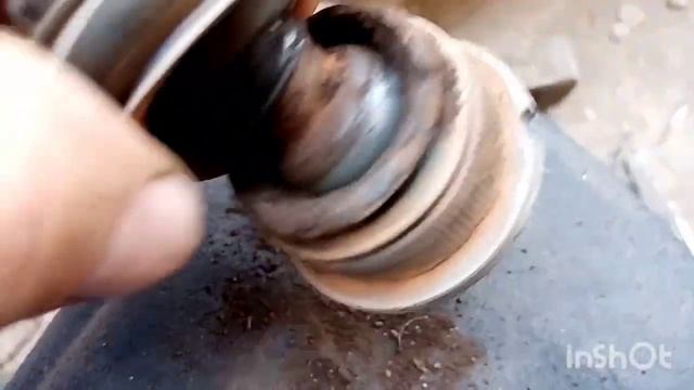 Рено Логан,замена шаровой без снятия рычага.