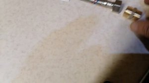 Замена шланга горячей воды, рычажжного смесителя, на к