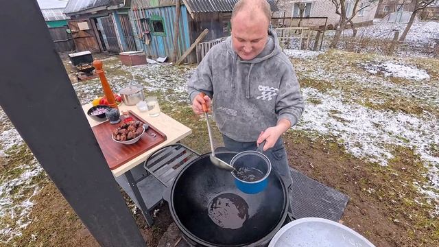 ПРОВЕРЕННЫЙ РЕЦЕПТ ВКУСНОГО КАЗАН-КЕБАБА НА ОТКРЫТОМ смотреть онлайн