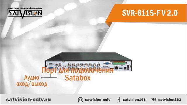 Видеорегистратор SVR-6115F v2.0 смотреть онлайн