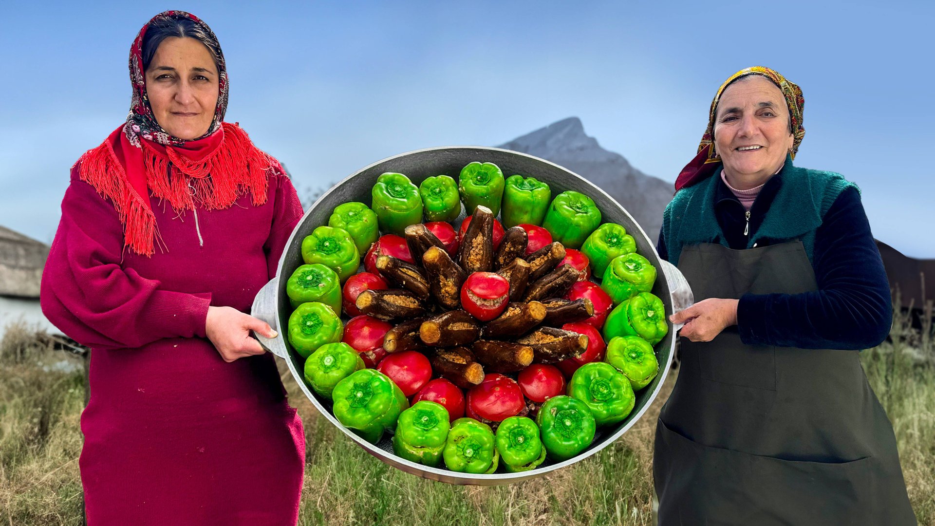 Свежие овощи и ароматная баранина: кулинарное путешествие по азербайджанской деревне смотреть онлайн