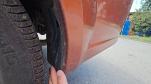 брызговики авео т250 зад