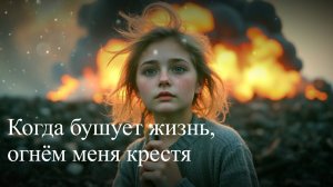 Когда бушует жизнь, огнём меня крестя. Христианская музыка.