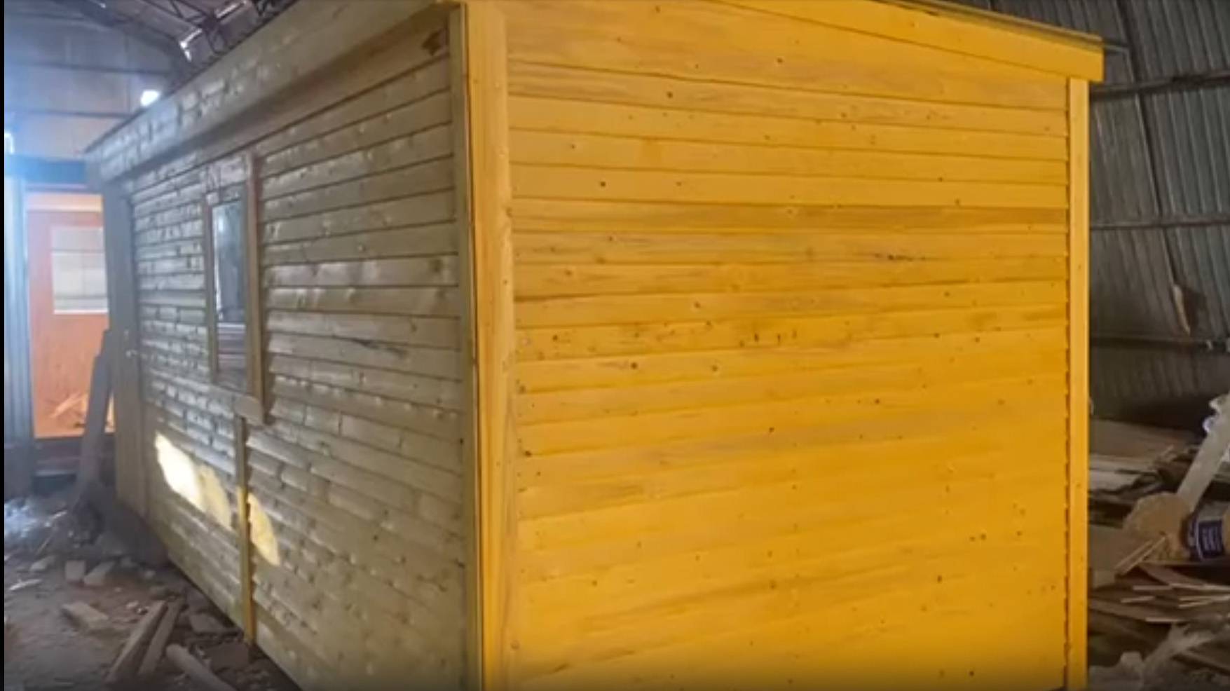 Дачная бытовка 6х2,3 метра | «ПромСнаб» смотреть онлайн