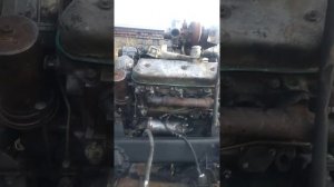 Урал Кран. Первый запуск двигателя Урал   ЯМЗ 236