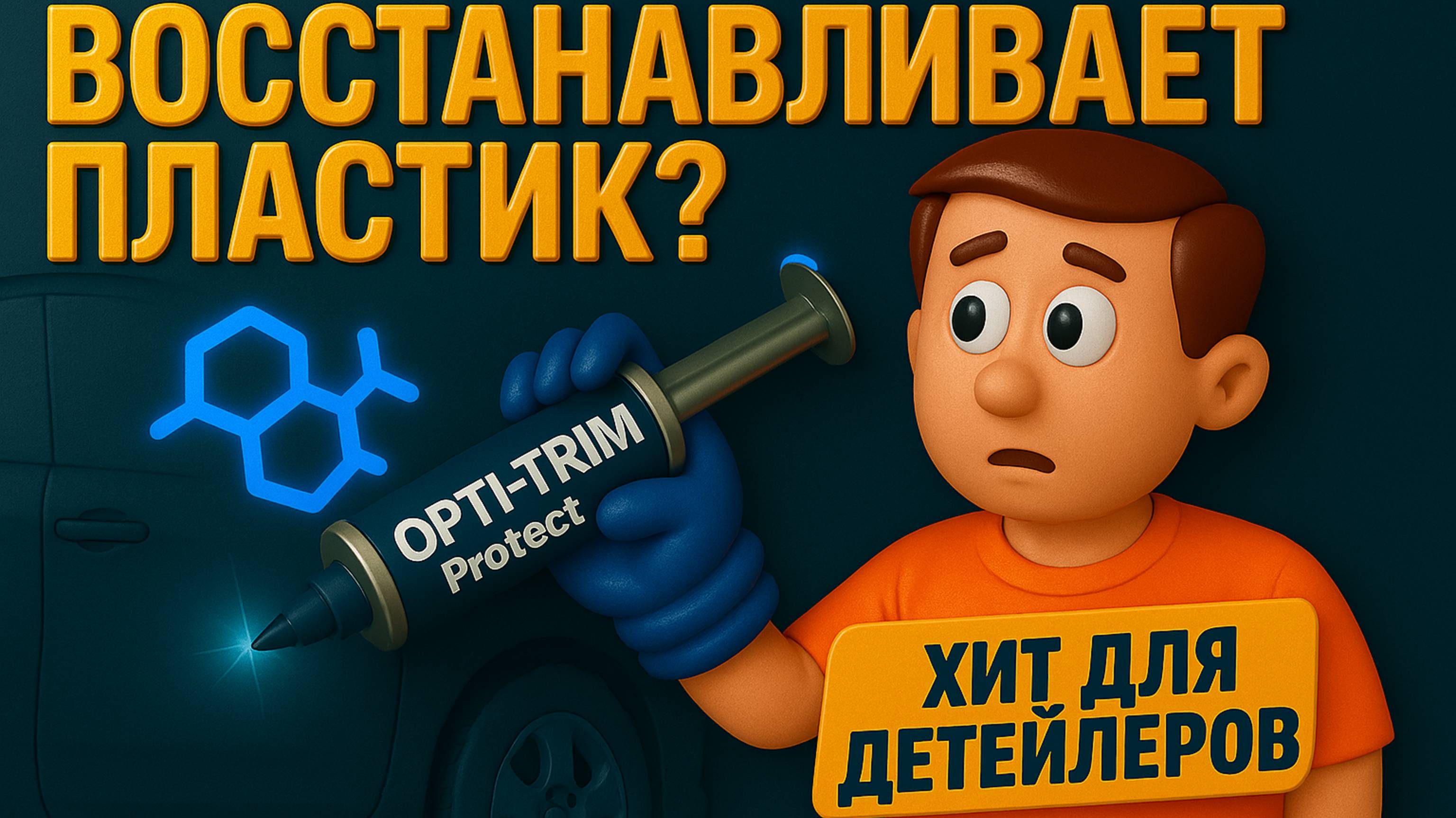 Как вернуть заводской пластик за 10 минут? Тест Opti-Trim Protect на Kia Seltos!