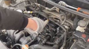 Замер компрессии в двигателе Хёндай Солярис 1.4