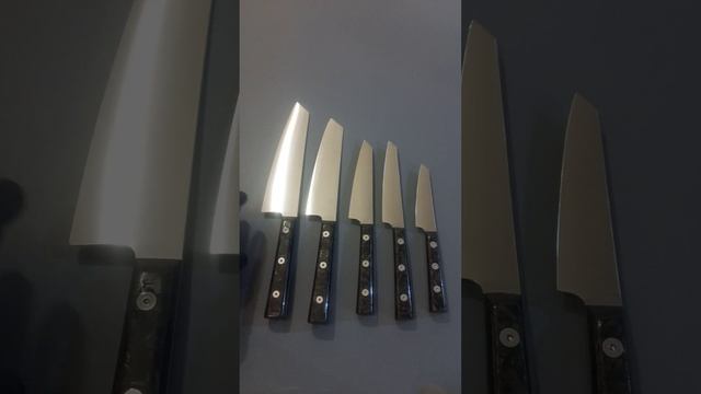 Набор ножей конвекс (выпуклая линза) Кирицуке . Ручная смотреть онлайн