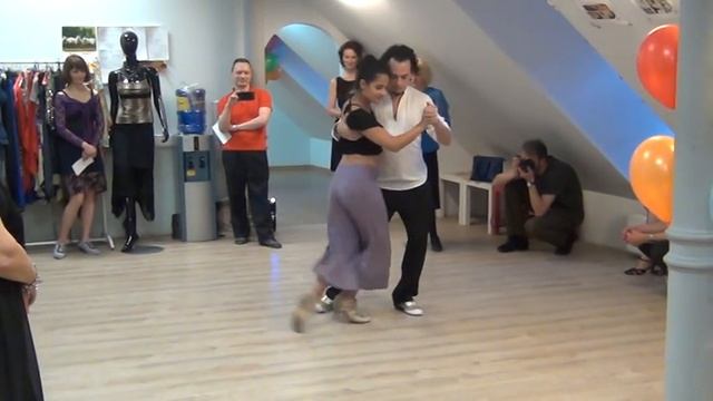Juan Alba Y Marianna Soler, DNI Tango. Nevskaya Milonga. Танго. Музыкальность и
