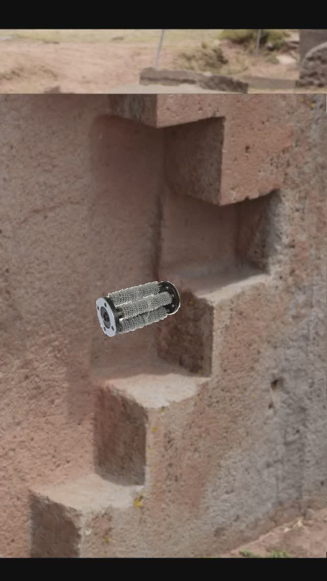 Древние следы от инструмента напоминающего фрезу в Тиауанако смотреть онлайн