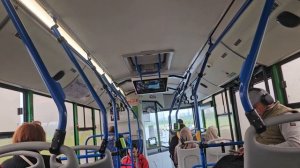 поездка на автобусе Volgabus-4298.G4 ( 2023 г.в ), ео 607 74, маршрут 1