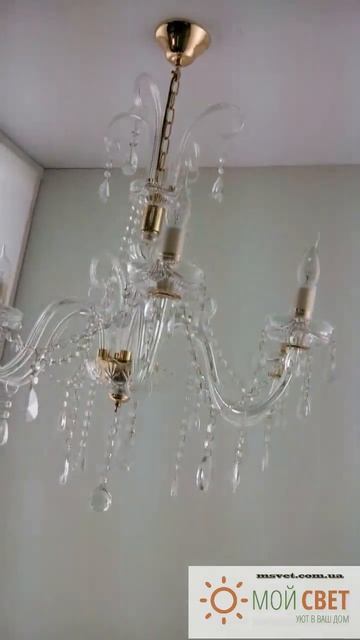 Люстра хрустальная на шесть рожком смотреть онлайн