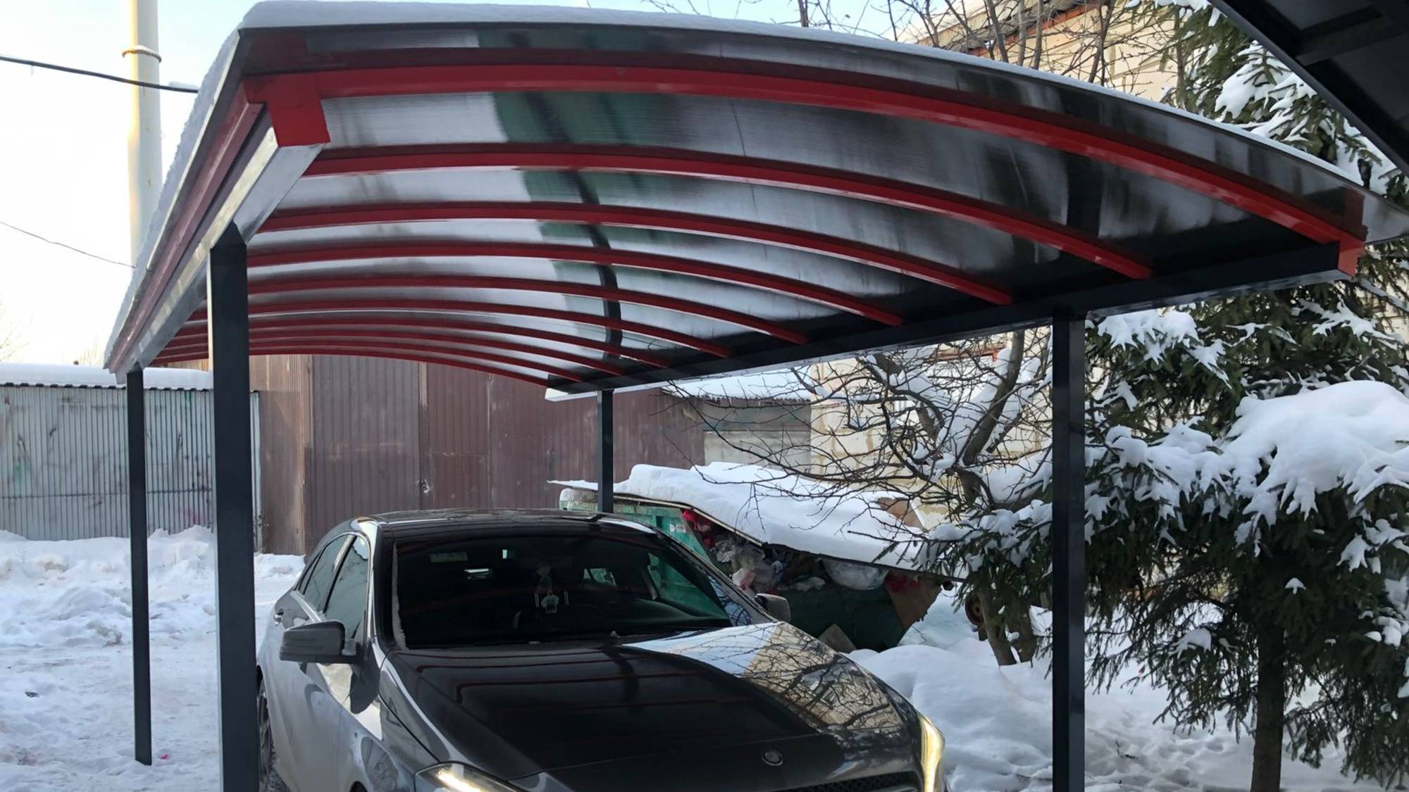 Сборный, арочный навес "ФОРА" смотреть онлайн