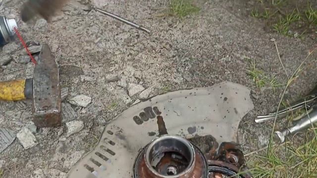 Замена передней правой ступицы на Toyota Auris 150