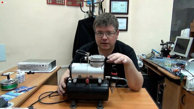 Компрессор и аэрограф - про компрессоры Jas 1208, компрес? смотреть онлайн