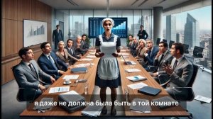 Уволенная уборщица случайно оказалась на переговорах