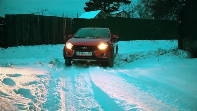 Лада Веста Кросс 2018 сентябрь. Спустя 4 дня. Буханья нет, гул остался! смотреть онлайн