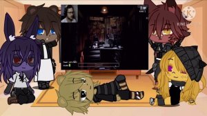 Реакция ФНаФ 1 на второе видео Куплинова по ФНаФу | Gacha Club