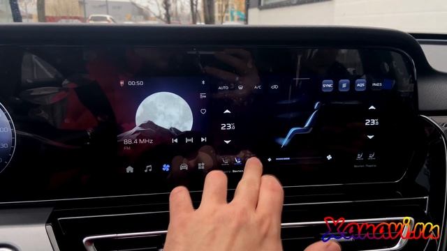 Hongqi HS5(2023-2024) - русификация меню магнитолы и приборной п
