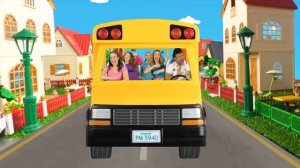 Детская песня про АВТОБУС. Колеса в автобусе крутятся