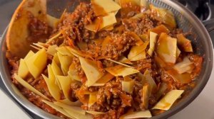 ЛАЗАНЬЯ НА СКОВОРОДЕ быстро и вкусно! Отличный рецепт