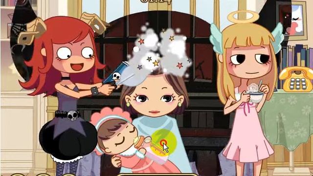 Devilish Hairdresser gameplay cartoon Дьявольский Парикмахер игра муль смотреть онлайн
