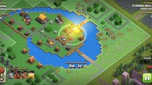 Рейды в Clash of clans. Уничтожил Долину колдунов за 2 атаки простейшим миксом.