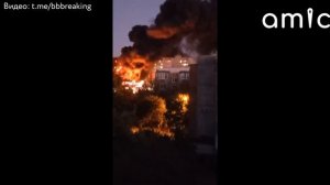 Крушение Су-34 в Ейске. Видео очевидцев