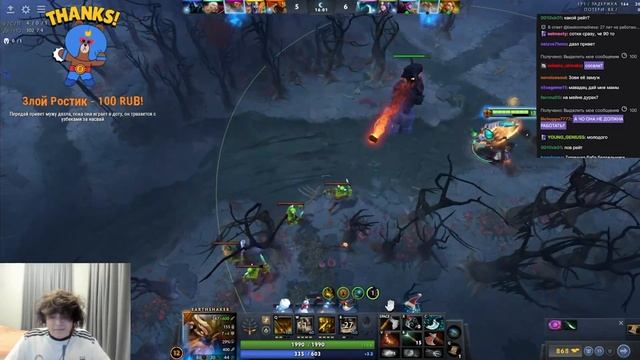 РОСТИК ПОПАЛСЯ С ДОТЕРШЕЙ ! ИГРАЕТ НА ШЕЙКЕРЕ Dota 2 / Луч? смотреть онлайн