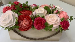 Украшаю Торт Ящик с цветами!