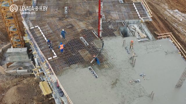 🛫 Аэросъемка для контроля строительства зимой