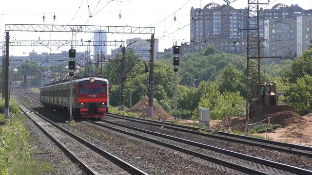 Поезда на пл. Рабочий Поселок 2018г