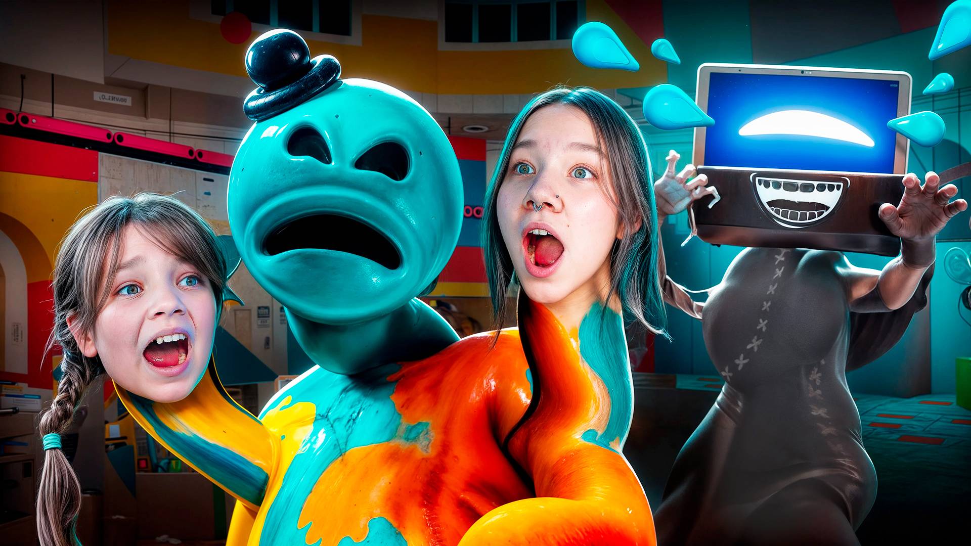 ЖЕСТЬ! ПЛАСТИЛИН ПРИЛИП К ЛИЦУ НАВСЕГДА! 😫 ЧЕЛЛЕНДЖ: Делаю МОНСТРА POPPY PLAYTIME! смотреть онлайн