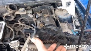 Замена радиатора охалдея на Mazda3.