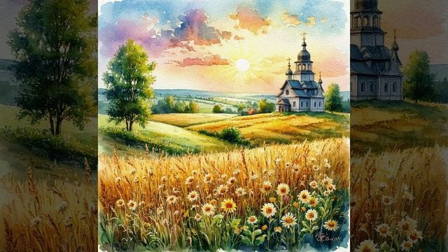 "A drowsy bell, it woke the fields, you see..." смотреть онлайн