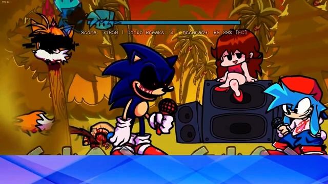 too slow encore на русском с озвучкой //too slow encore with lyrics | VS SONIC.EXE Cover смотреть онлайн
