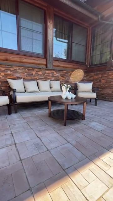 Меблировка веранды под ключ 🔐 с подвесным диванчиком смотреть онлайн