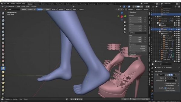 20-4 Adjusting The Model Based on the Second Draft Sketch Part 4