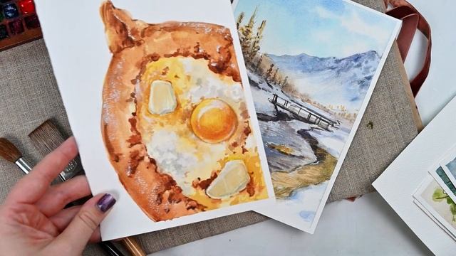 Листаем акварельные работы апреля 2025. Клуб акварельны смотреть онлайн