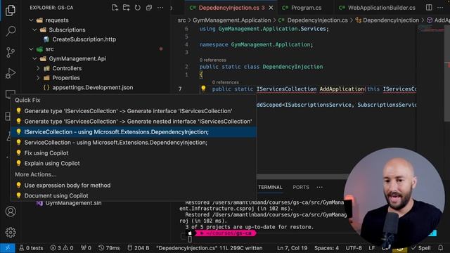 0022_Clean_Architecture_and_Dependency_Injection смотреть онлайн