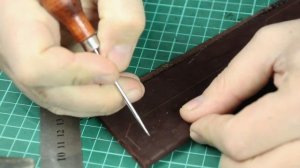 Как сделать ножны для ножа без развёртки/Knife sheath из кож