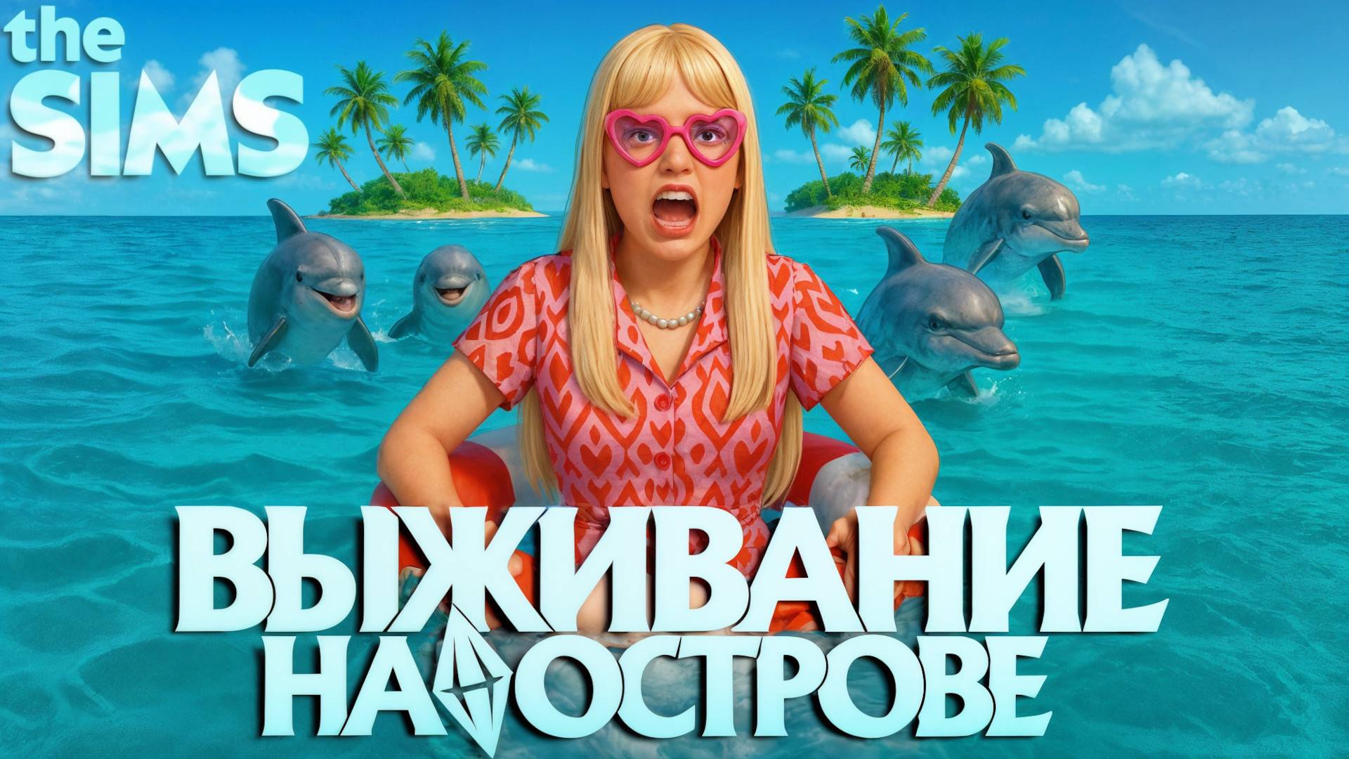 ВЫЖИВАЮ НА ОСТРОВЕ 🐬 В SIMS 4 🐬 ЧЕЛЛЕНДЖ смотреть онлайн