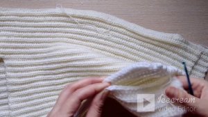 Безрукавка крючком "Английской резинкой"