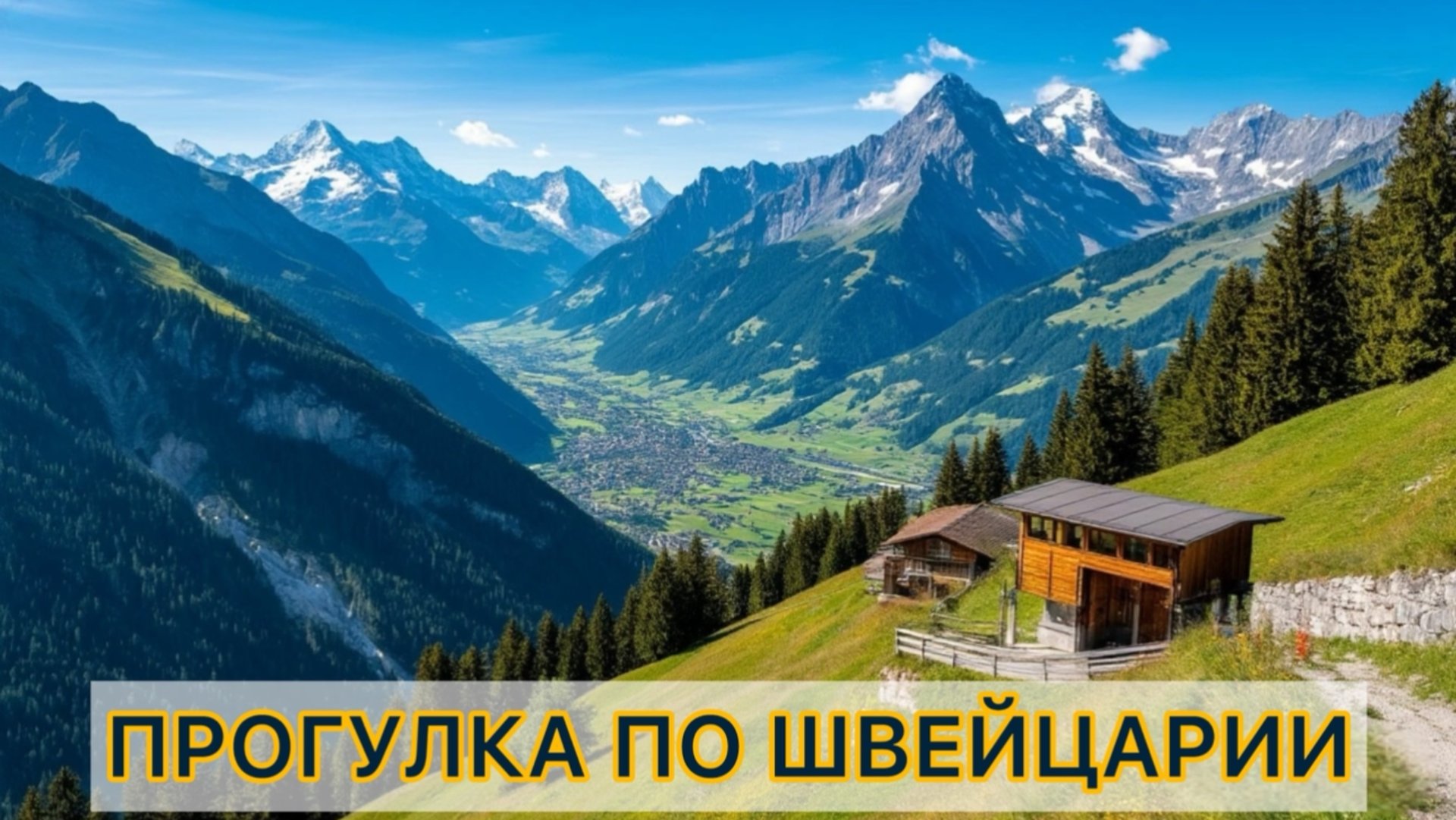 Прогулка по Швейцарии 4K смотреть онлайн