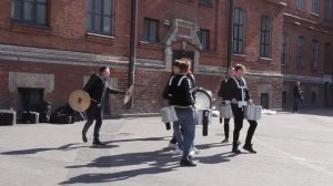 Шоу уличных барабанщиков, Санкт-Петербург, 1 апреля 2017 года