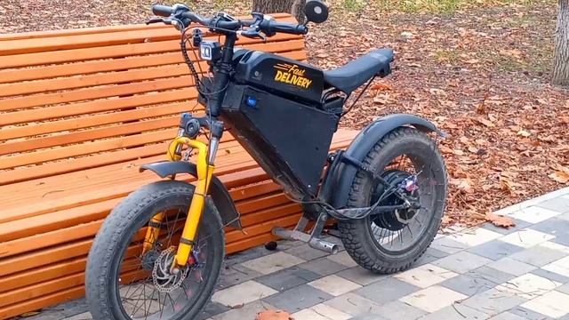 Электробайк собран на коленке 🙂