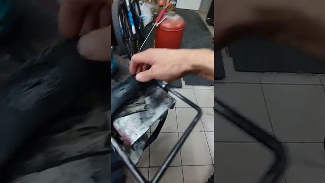 Вулканизации камеры от велосипеда сырой резиной #1million