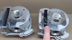 Головка на китайский скутер 80 и 100 кубов, отличие. Обзо?